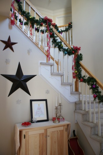 Decorating the Foyer for New Year